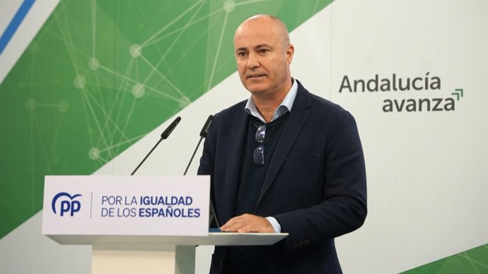 El vicesecretario de Agricultura, Agua, Pesca y Desarrollo Rural del PP-A, José Carlos Álvarez, este viernes