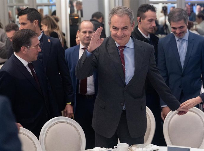 El expresidente del Gobierno José Luis Rodríguez Zapatero