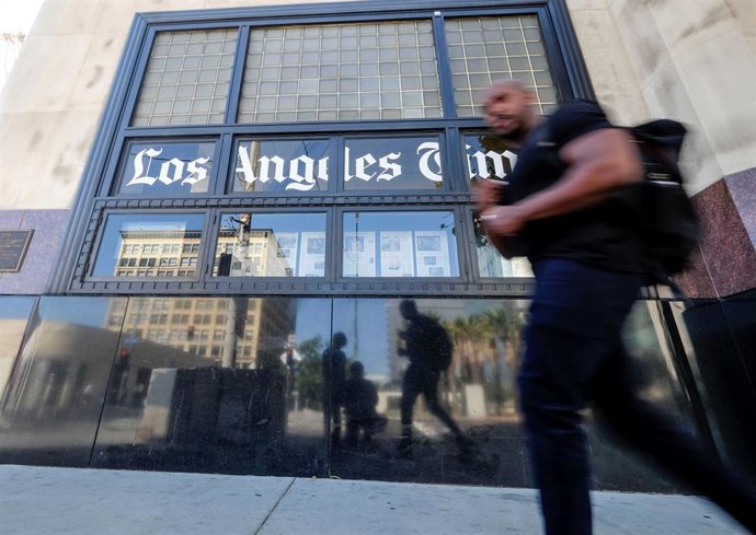 Archivo - Imagen de archivo de la sede del Los Angeles Times 