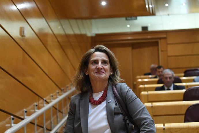 Archivo - La vicepresidenta tercera y ministra para la Transición Ecológica y el Reto Demográfico, Teresa Ribera