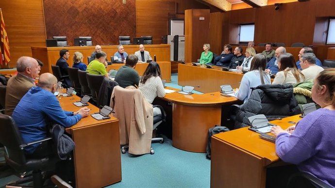 Reunión del PAR con el Partido Regionalista de Cantabria en las Cortes de Aragón.