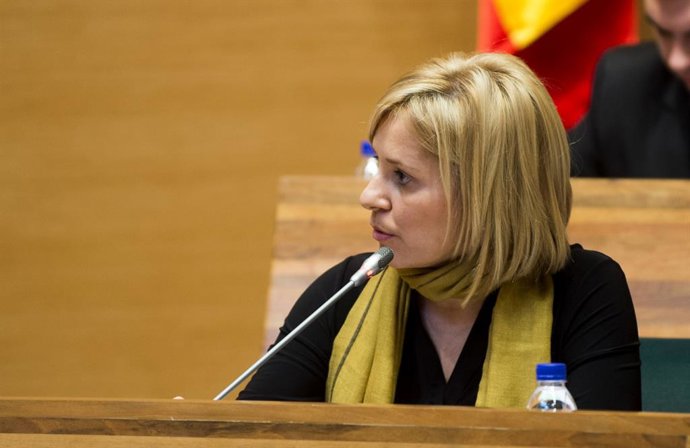 Archivo - Arxiu - La diputada del PP Mari Carmen Contelles 