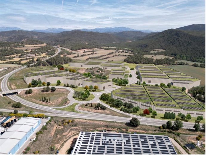 Imatge virtual del sector amb parcelles a la venda