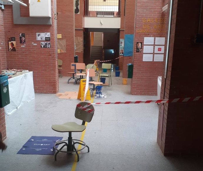 Interior del IES Gonzalo Nazareno de Dos Hermanas (Sevilla).