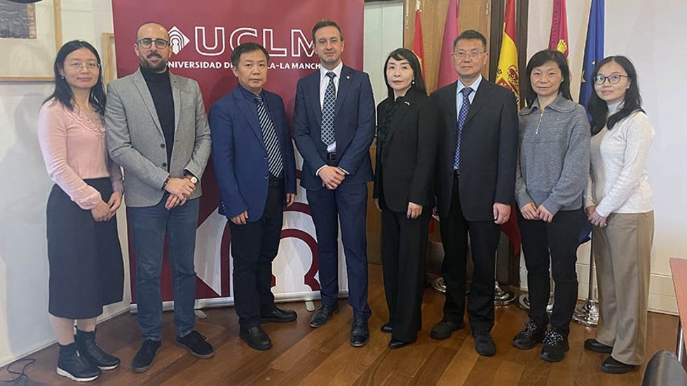 Recepción de una delegación de la provincia china de Jiangxi en el Campus de la UCLM en Toledo.