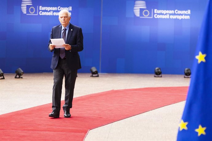 Archivo - June 29, 2023, Brussels, Brussels, Belgium: The European heads of state are meeting in the Belgian capital on 29 and 30 June. Here, the head of European diplomacy, Josep Borrell.