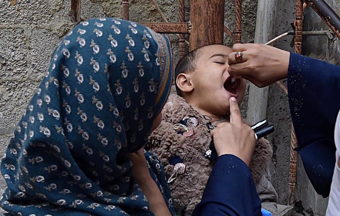 Campaña de vacunación contra la polioen Karachi, Pakistán