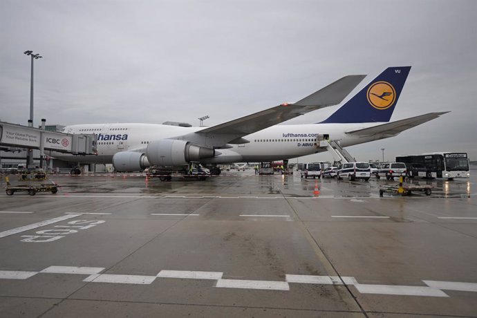 Archivo - Avión de Lufthansa.