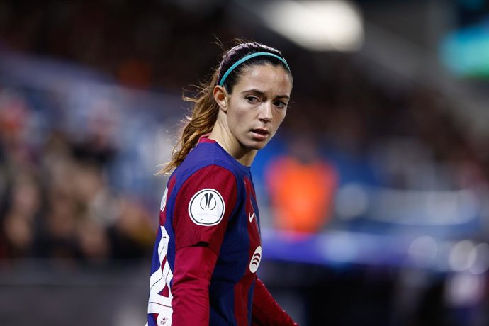 Aitana Bonmati of FC Barcelona looks on during the Spanish SuperCup 24, Supercopa de Espana, Semi-Final 2, women football match played between FC Barcelona Femenino v Real Madrid Femenino at Estadio de Butarque on January 17, 2024 in Leganes, Madrid, Sp
