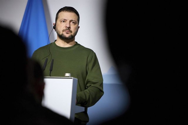 El presidente de Ucrania, Volodimir Zelenski.