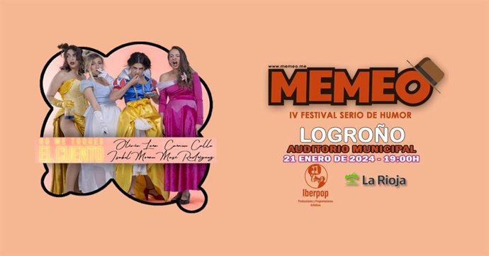 Archivo - La comedia "NO ME TOQUES EL CUENTO" llega a Logroño el 21 de enero.