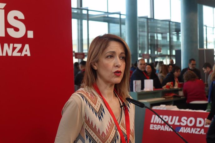 La vicesecretaria general del PSOE de Castilla-La Mancha y eurodiputada, Cristina Maestre