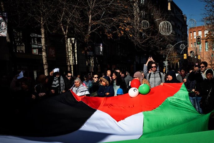 Un momento de la manifestación