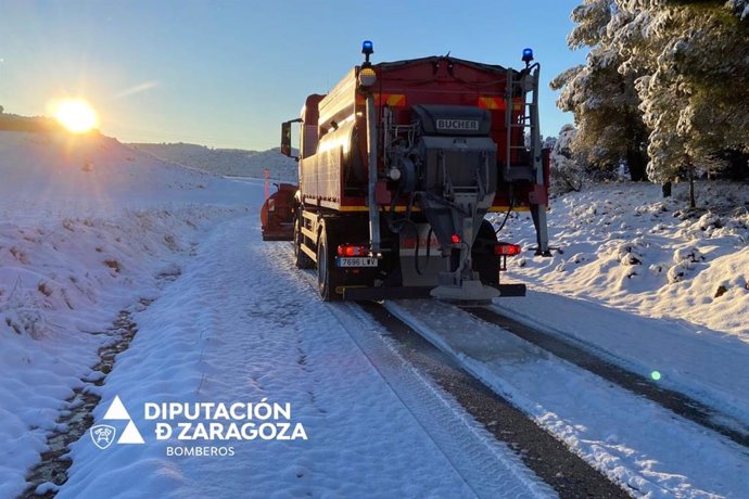 La zona del Moncayo y la Ibérica zaragozana acumulan la mayoría de incidencias atendidas bomberos de la DPZ.