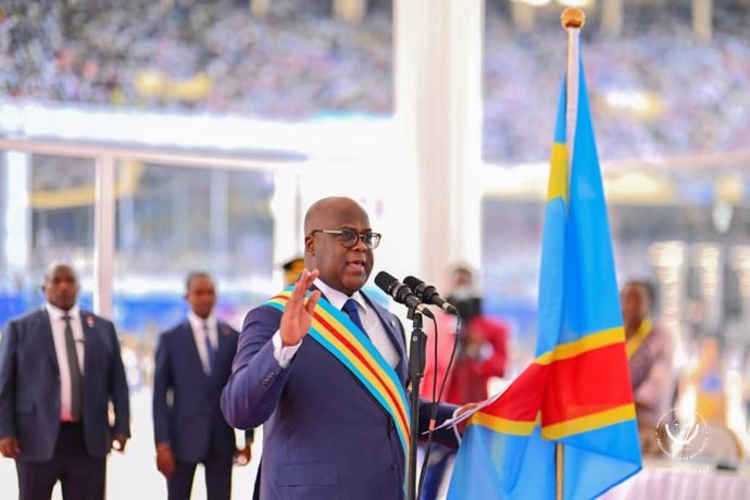 El presidente de República Democrática del Congo, Félix Tshisekedi, jura mandato en Kinshasa