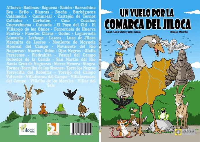 La Comarca del Jiloca promociona su actividad turística a través de un cómic ilustrado por Moratha.