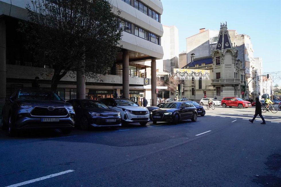 La zona donde fue apuñalado mortalmente un joven en A Coruña el día de Nochebuena