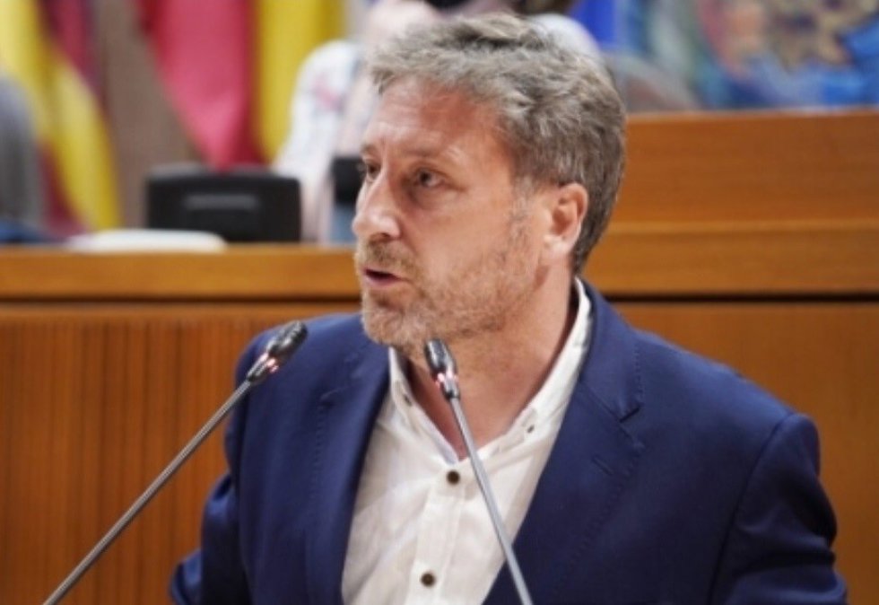 El portavoz del Grupo Parlamentario CHA en las Cortes de Aragón, José Luis Soro.
