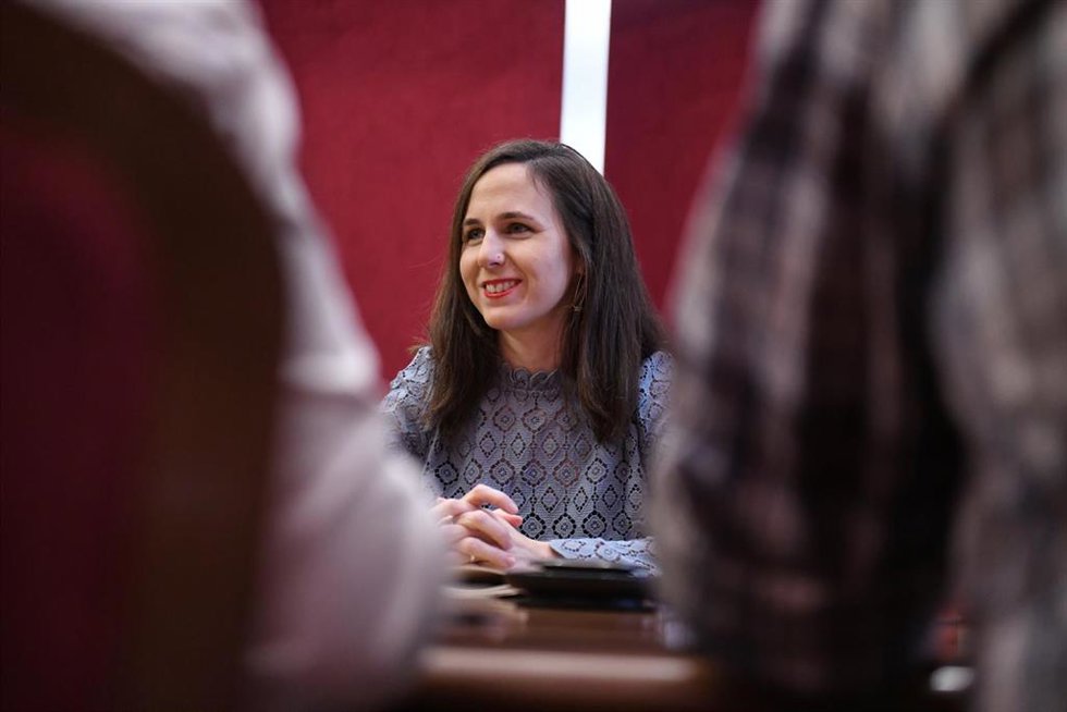 La secretaria general de Podemos, Ione Belarra, a 17 de enero de 2024, en Madrid (España).