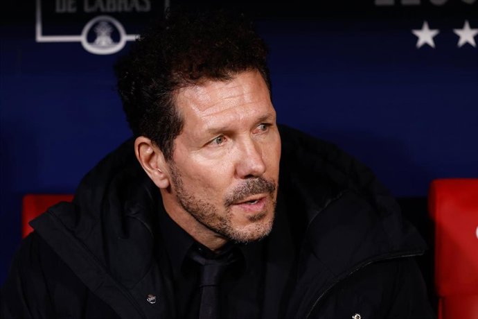 Diego Pablo Simeone, entrenador del Atlético de Madrid