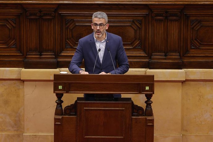 Archivo - El diputado de ERC en el Parlament Eugeni Villalbí