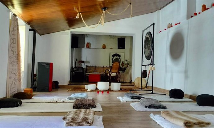 Sala de meditación, en la Hospedería de la Corte