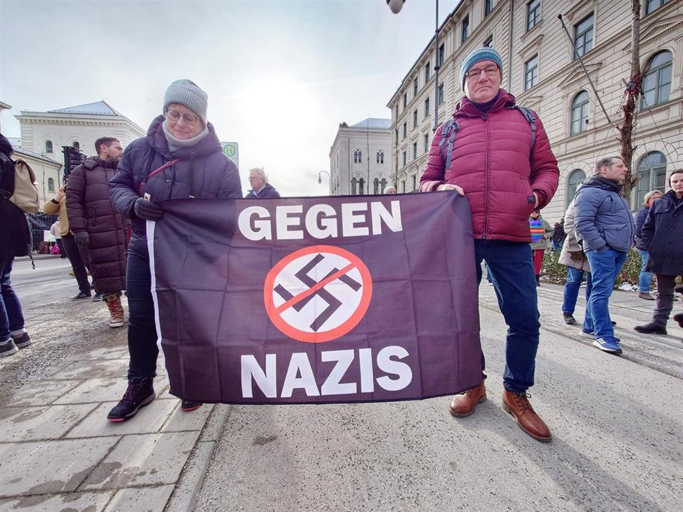 Manifestación en Múnich contra la extrema derecha en Alemania 