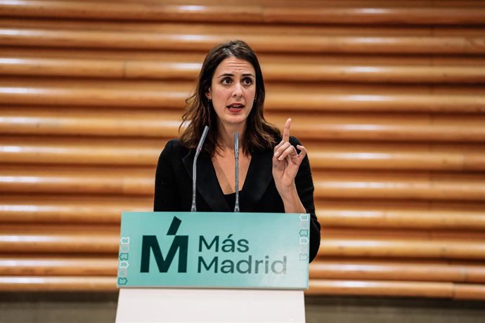 Archivo - La concejala y portavoz de Más Madrid en el Ayuntamiento de Madrid, Rita Maestre, en la clausura del primer Plenario de Más Madrid Ciudad