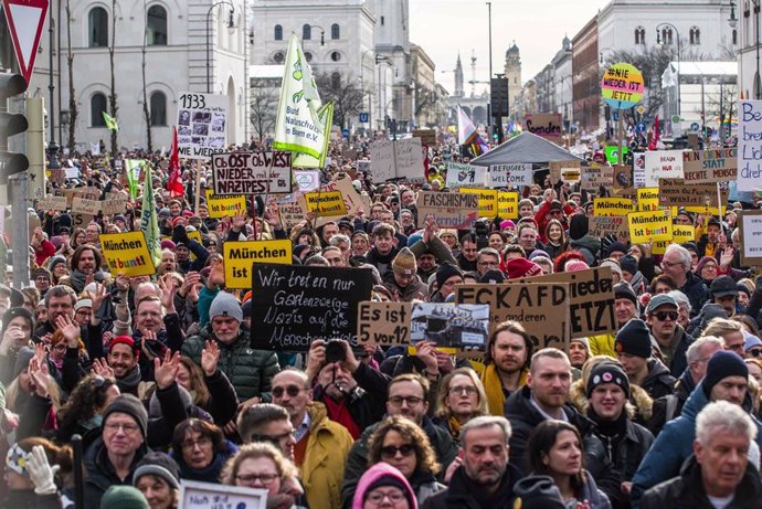 Manifestaciones contra la ultraderecha en Alemania