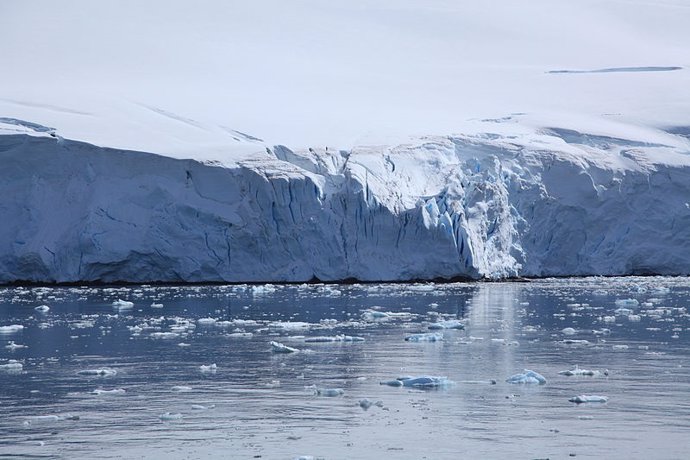 Archivo - Glaciar antártico