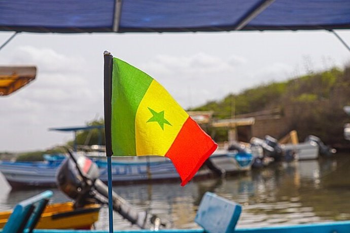 Archivo - Imagen de archivo de bandera de Senegal