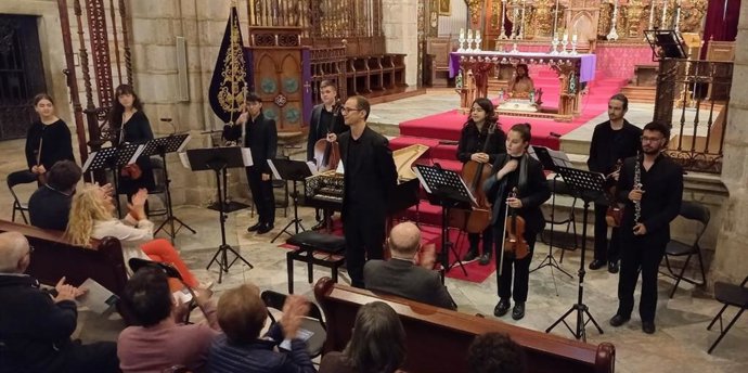 Alumnos del conservatorio superior Bonifacio Gil de Badajoz.