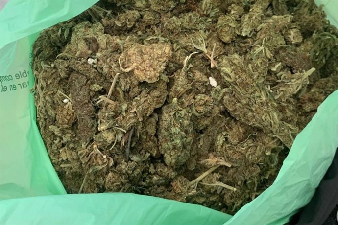 Imagen de la droga intervenida por la Policía Local de Cartagena