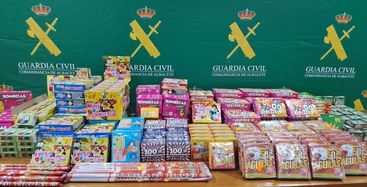 La Guardia Civil interviene sprays de defensa personal en una tienda de  Albacete que no tenía