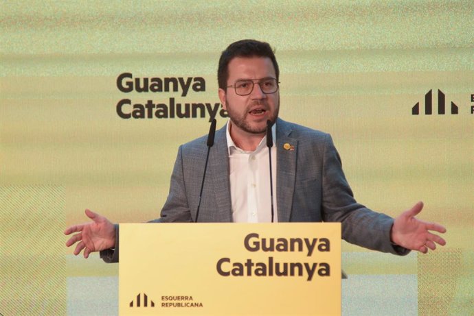 Archivo - El president de la Generalitat de Catalunya, Pere Aragonès