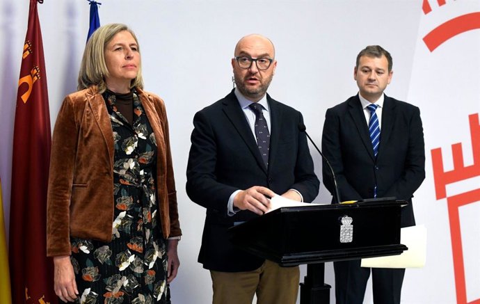 Iimagen del concejal José Francisco Muñoz, en la rueda de prensa