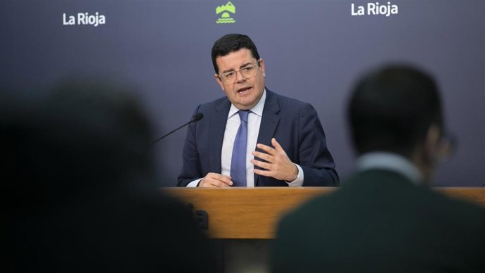El portavoz del Gobierno de La Rioja, Alfonso Domínguez