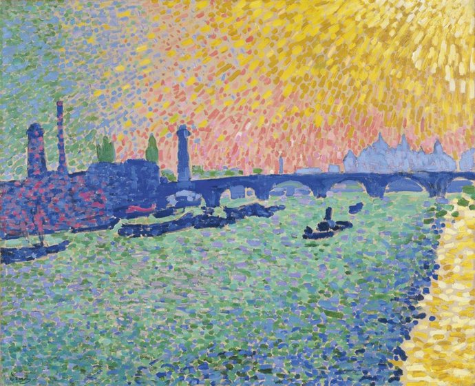 La obra 'El puente de Waterloo', de Derain