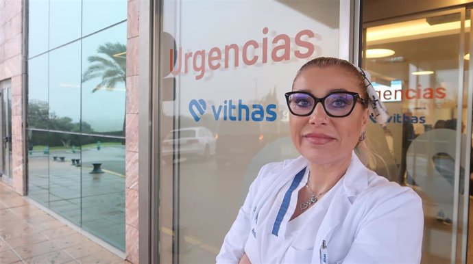 La coordinadora del Servicio de Urgencias del Hospital Vithas Sevilla, Ana Luengo,