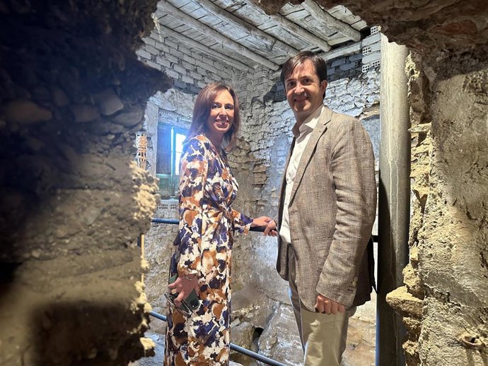 Rocío Díaz y Antonio Narváez, en los Baños Árabes de Churriana de la Vega