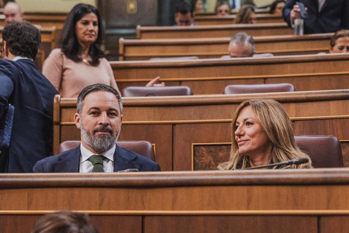 Reyes Romero junto a Santiago Abascal