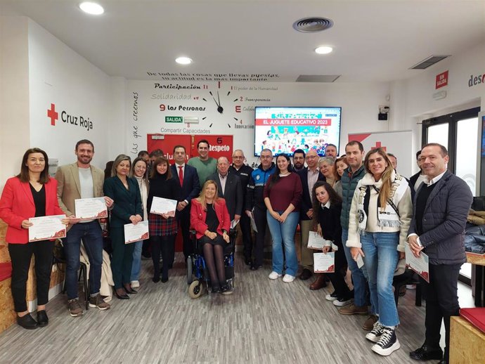 Acto de Cruz Roja en Salamanca para el agradecimiento a entidades colaboradoras con la campaña