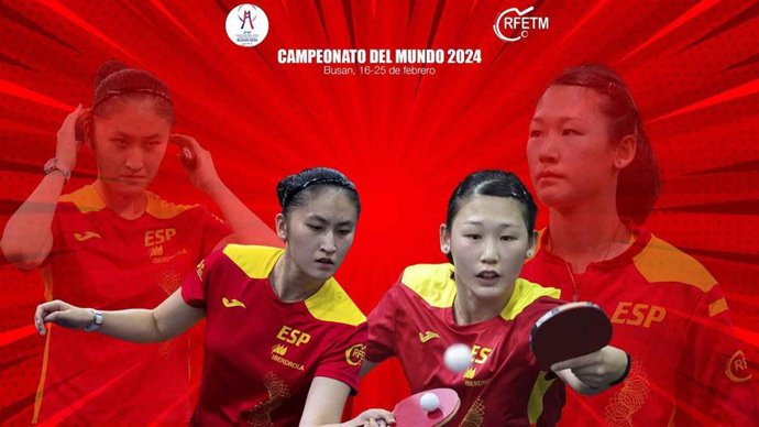 María Xiao y Sofía-Xuan Zhang liderarán a España en el Campeonato del Mundo por equipos 2024