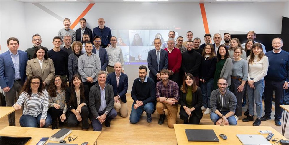 Representantes del consorcio europeo del proyecto Hyield, que coordina Magtel, en su reunión inicial.