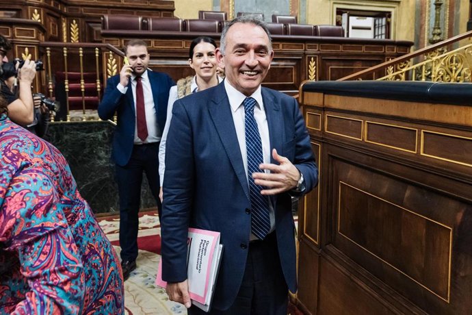 Archivo - El portavoz parlamentario de IU y diputado de Sumar, Enrique Santiago, a 19 de diciembre de 2023, en Madrid (España).