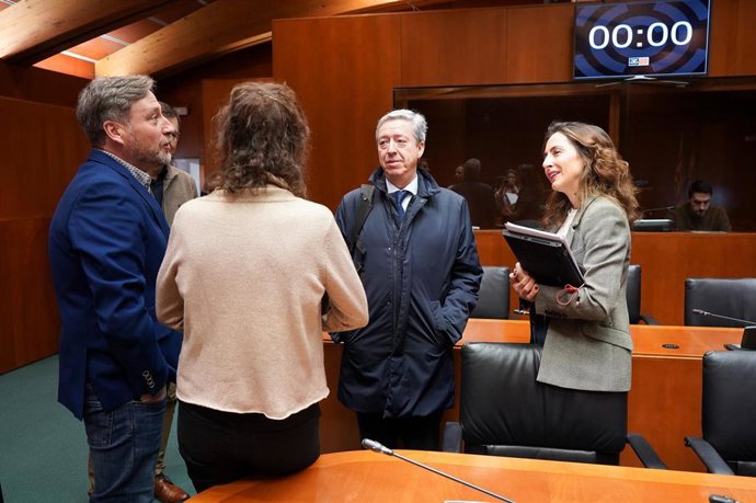El presidente de la Cámara de Cuentas de Aragón, Alfonso Peña, ha comparecido en Ponencia de las Cortes de Aragón.