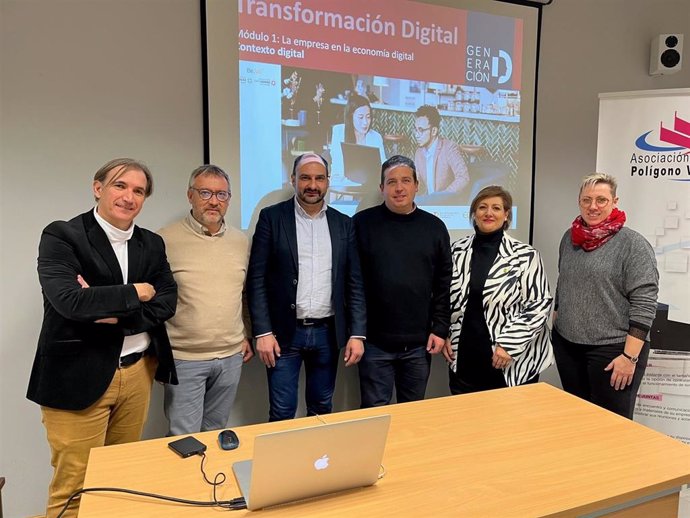 Acto de bienvenida del programa de transformación digital para directivos de pymes en Barbastro (Huesca).