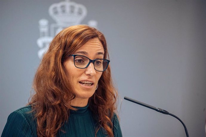 La ministra de Sanidad, Mónica García, presenta el balance de actividad de donación y trasplantes de 2023, a 17 de enero de 2024, en Madrid (España). 