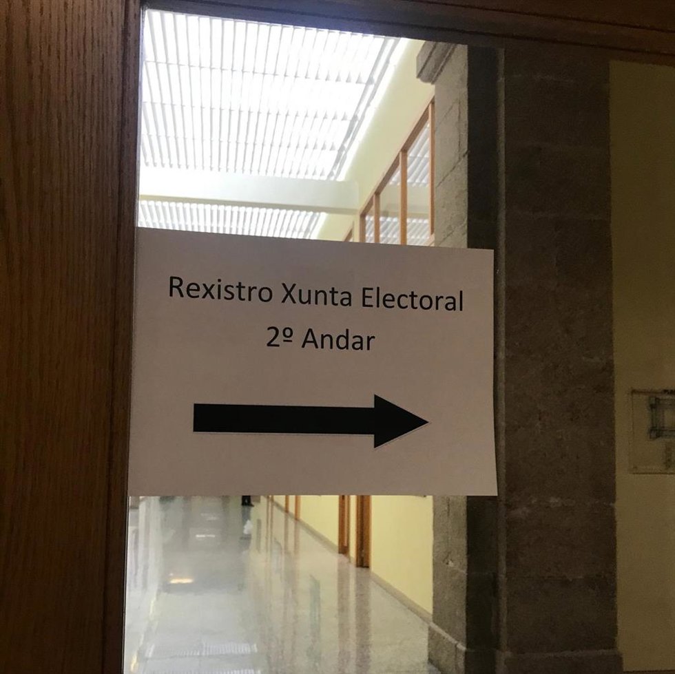 Archivo - Registro junta electoral de Galicia, elecciones