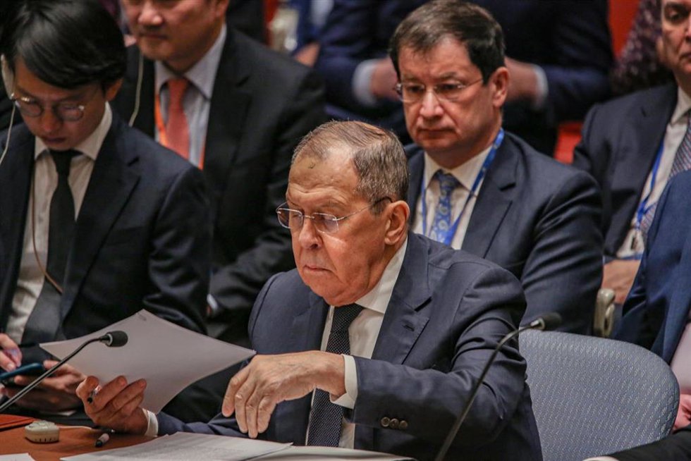 El ministro de Exteriores de Rusia, Sergei Lavrov